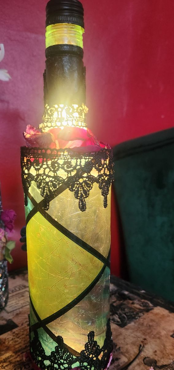 Upcycled Wine Bottle