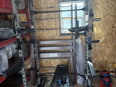 Power rack and weights