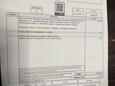 Almost new Motorized WheelChair