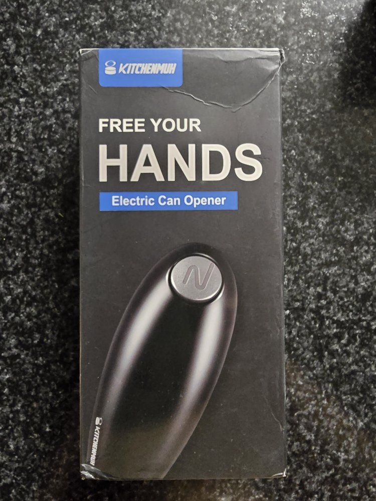 Electric Can Opener - Hands-Free Automatic Jar/Tin Lid Remover Tool