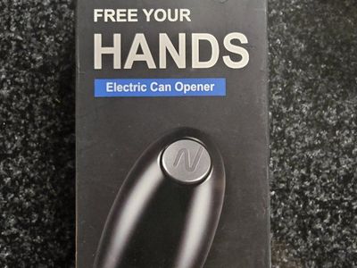 Electric Can Opener - Hands-Free Automatic Jar/Tin Lid Remover Tool