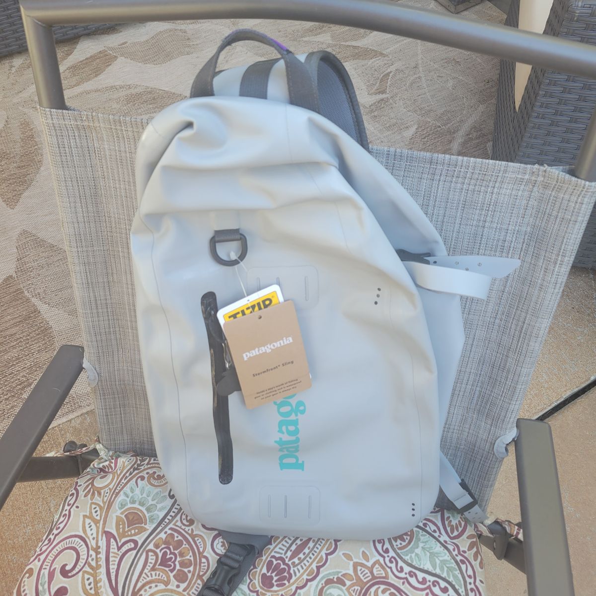 Patagonia Stormfront Sling Gray New