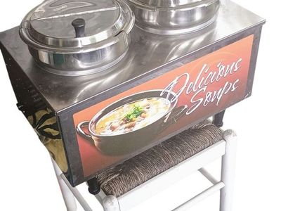 Restaurant style soup warmer