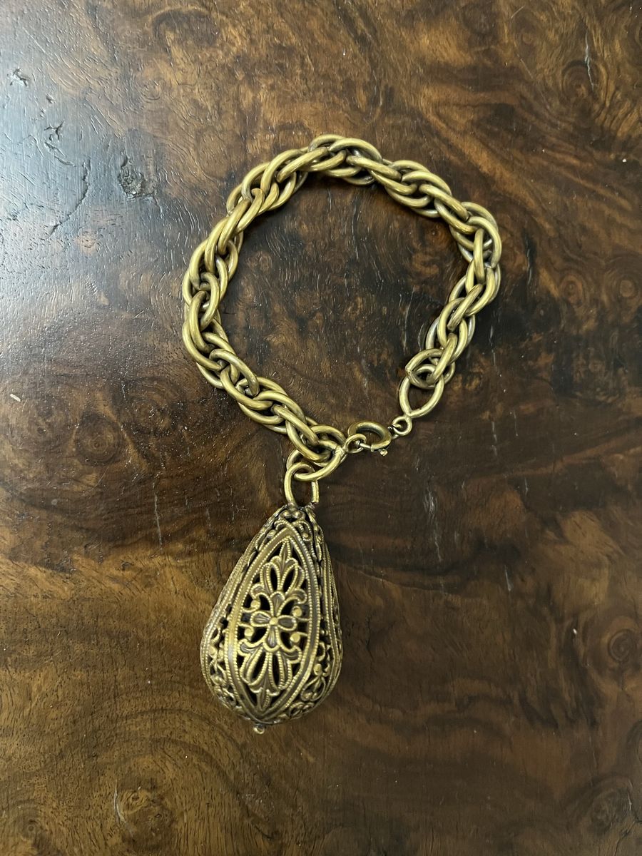 Stunning Antique/Vintage Gold Colored Bracelet 1950's-1960's