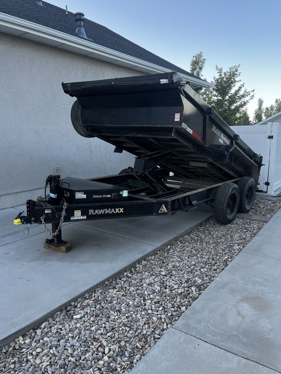 7x14 Dump Trailer for Rent - $80 per day