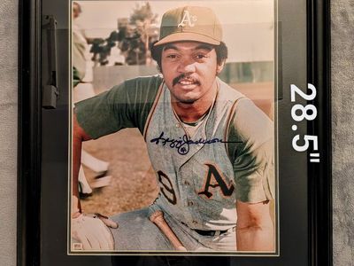 PSA Certified Reggie Jackson signed print