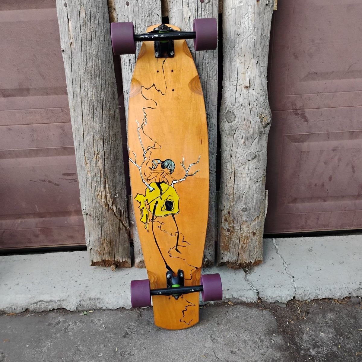 Losee Longboard 38In W/Bear, Grizzly 5.01 Trucks
