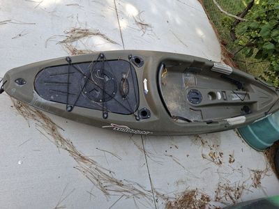 Sun Dolphin Kayak - Olive Green fishing kayak never used. paid 225 yours for $100