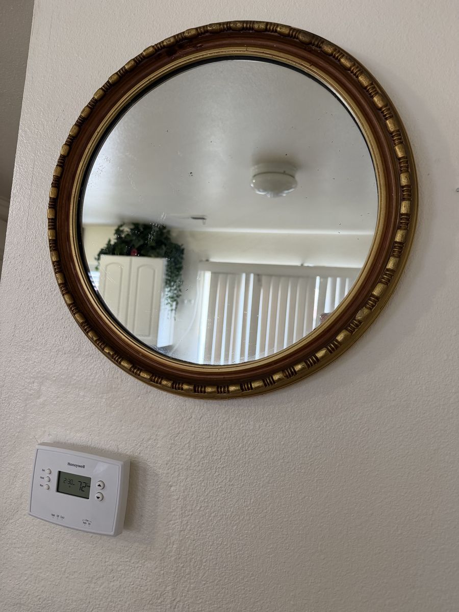 Vintage Round Mirror