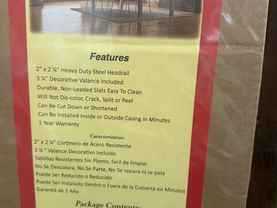 2 Inch Fauxwood Blinds Two Boxes