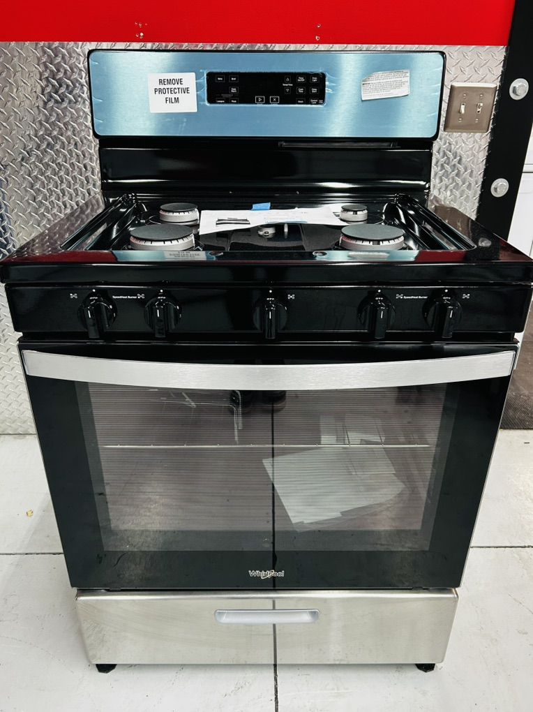 Whirlpool Stainless Steel Gas Range Brand New