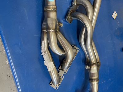 Stainless Steel BMW I6 Exhaust Headers Rectangular Port Flange