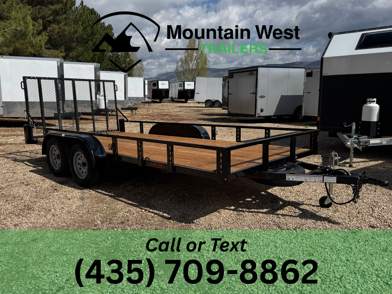2026 Echo Trailers ADVANTAGE 7X16 Utility Trailer
