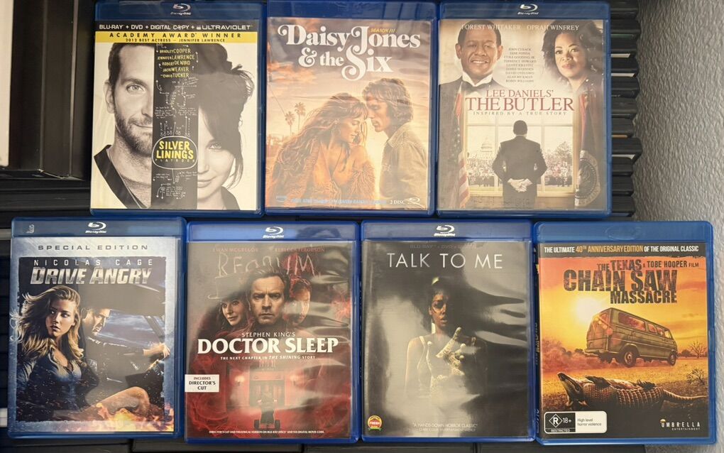 Blu-ray Movies- $8 Each