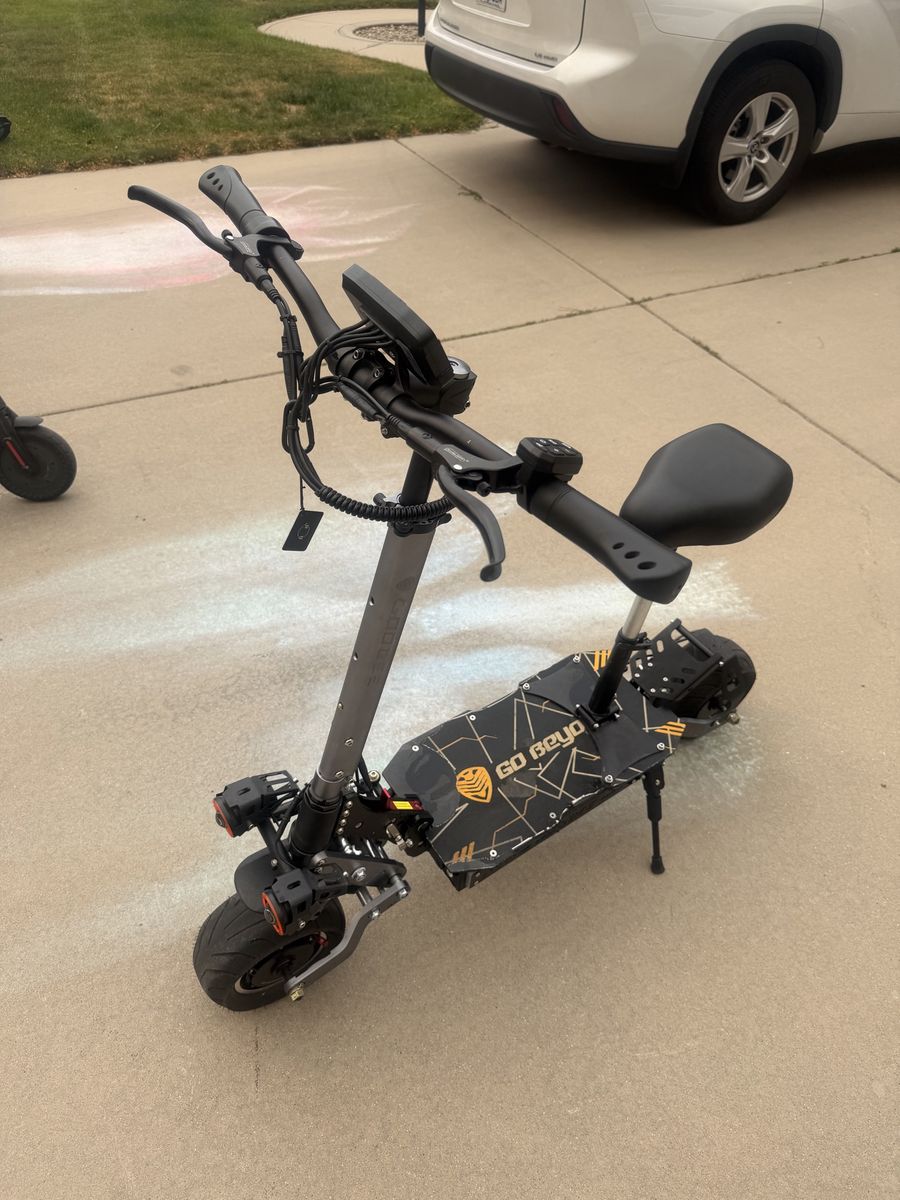 Go Bygo Electric Scooter with Seat - Adult Off-Road Commuter