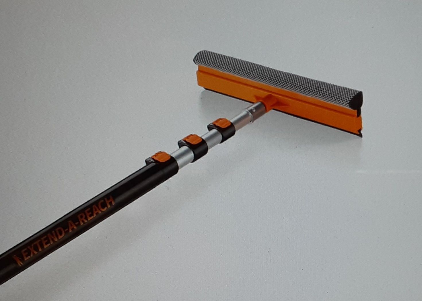 EXTEND-A-REACH 30-Foot House Cleaning Set with 6-24 ft Telescopic Extendable Pole and Window Cleaning Squeegee Tool