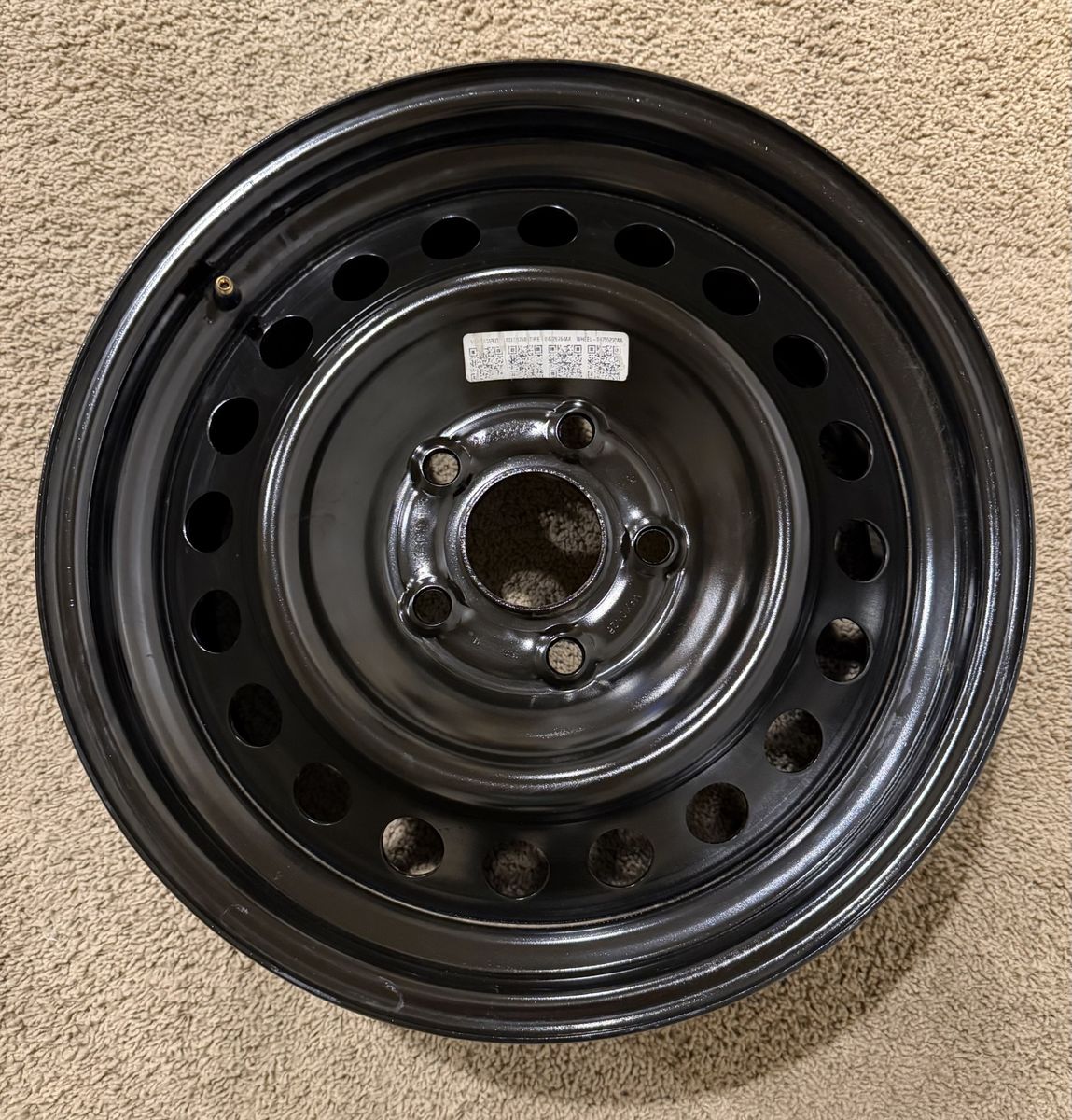 JEEP GLADIATOR 2020 - 2026 MOPAR SPARE RIM (STEEL/BLACK)
