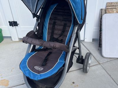 Graco Aire3 Click Connect Stroller - Blue/Black Lightweight stroller