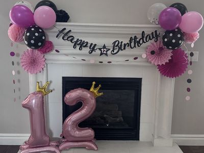 GIRL BDAY DECOR 12 YR OLD