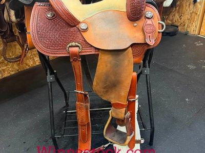 14" - Lazy L by Larry Coats - Barrel saddle