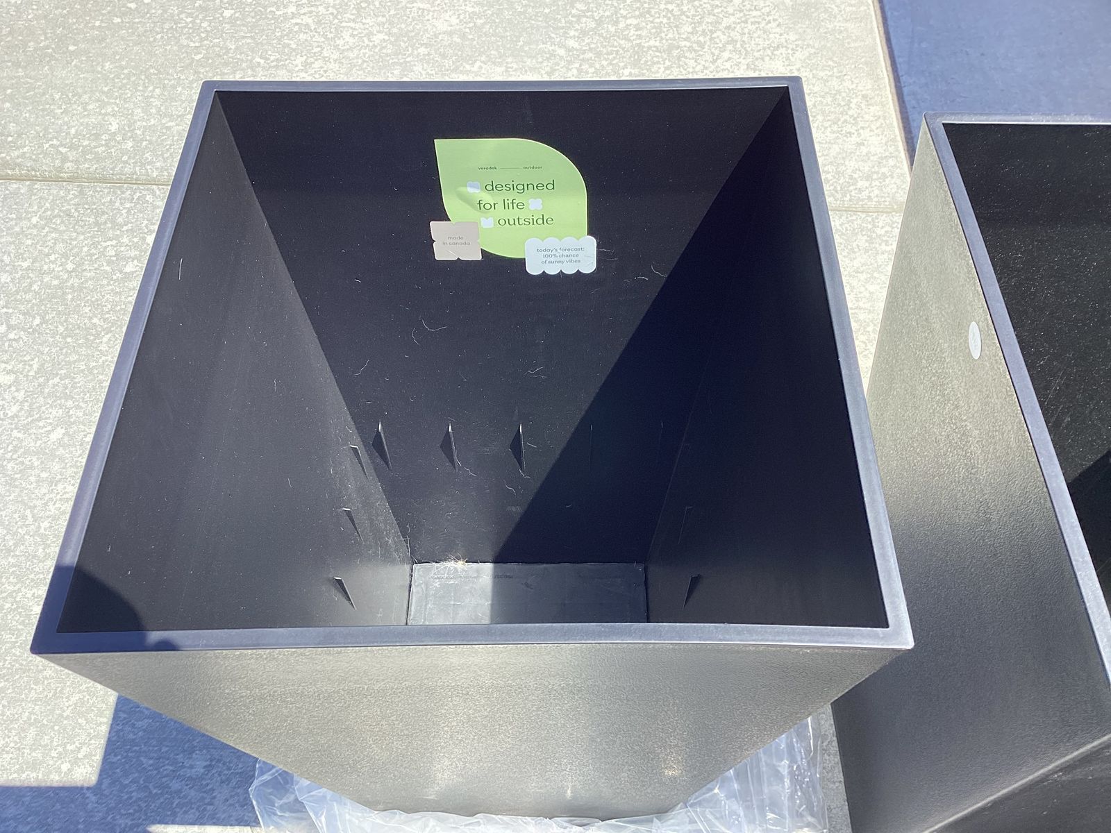 New - Planter Box 24” Tall x 13.5” Wide at top. I have Qty of 6