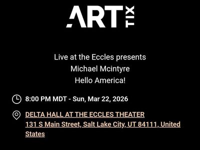 2 Michael Mcintrye tickets