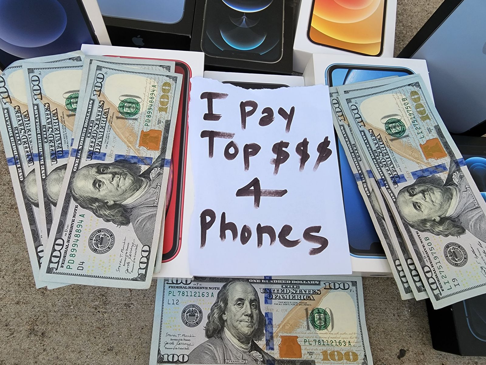 We Pay Top $$$ for iphone 11-17, Samsung galaxy S10-26, Google pixel 6-10, ipads and apple watches We buy Used/new/Locked/Broken