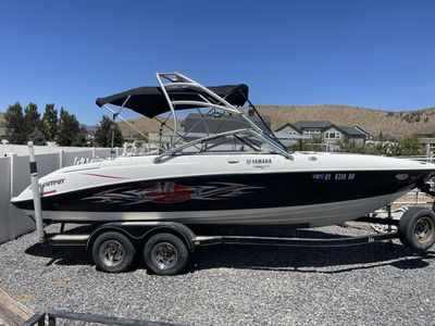 Yamaha AR230 High Output Jet Boat with Wakeboard Tower and Tandem Axle Trailer
