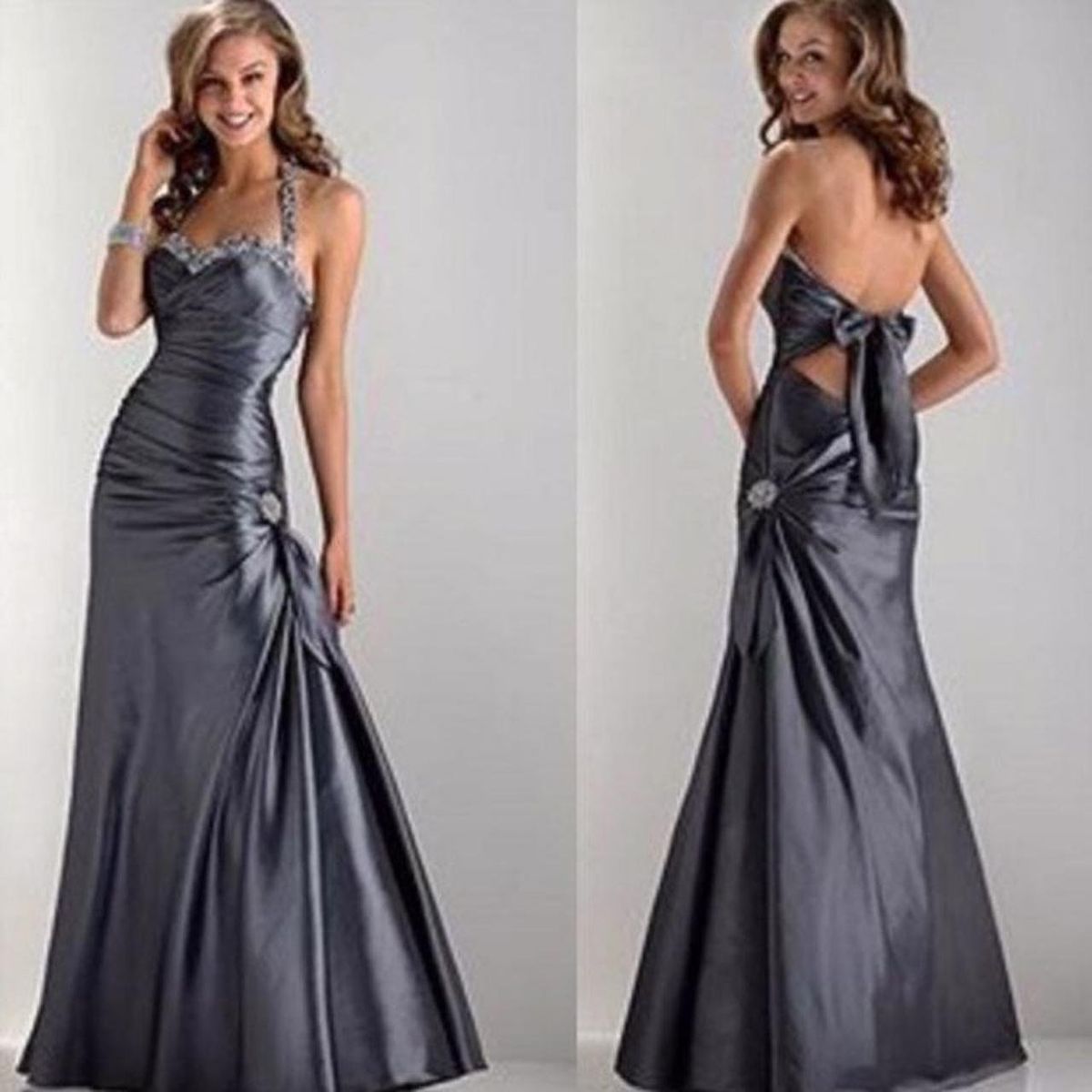 Maggie Sottero Taffeta Ruched Prom Dress size 2