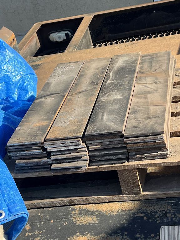 74 pieces of steel plates