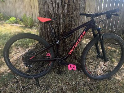 Women’s Specialized Carbon Epic mountain bike.