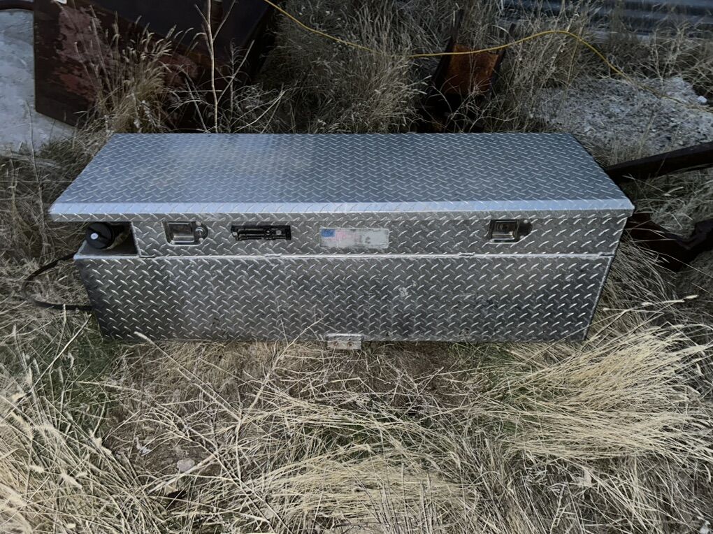Auxilary Fuel Tank / Tool Box Aluminum