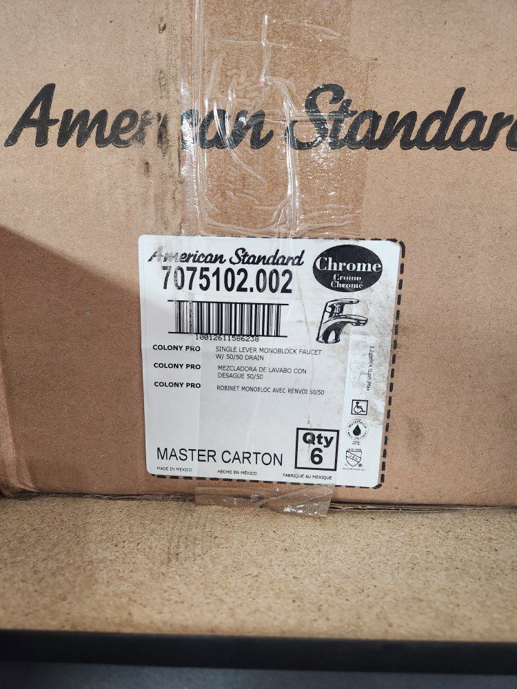American Standard Colony Pro Polished Chrome Single Handle Faucet price per faucet