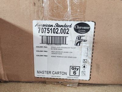 American Standard Colony Pro Polished Chrome Single Handle Faucet price per faucet