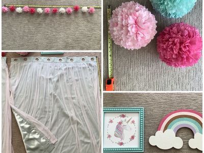 Curtains & Bedroom Decor - turquoise and pink
