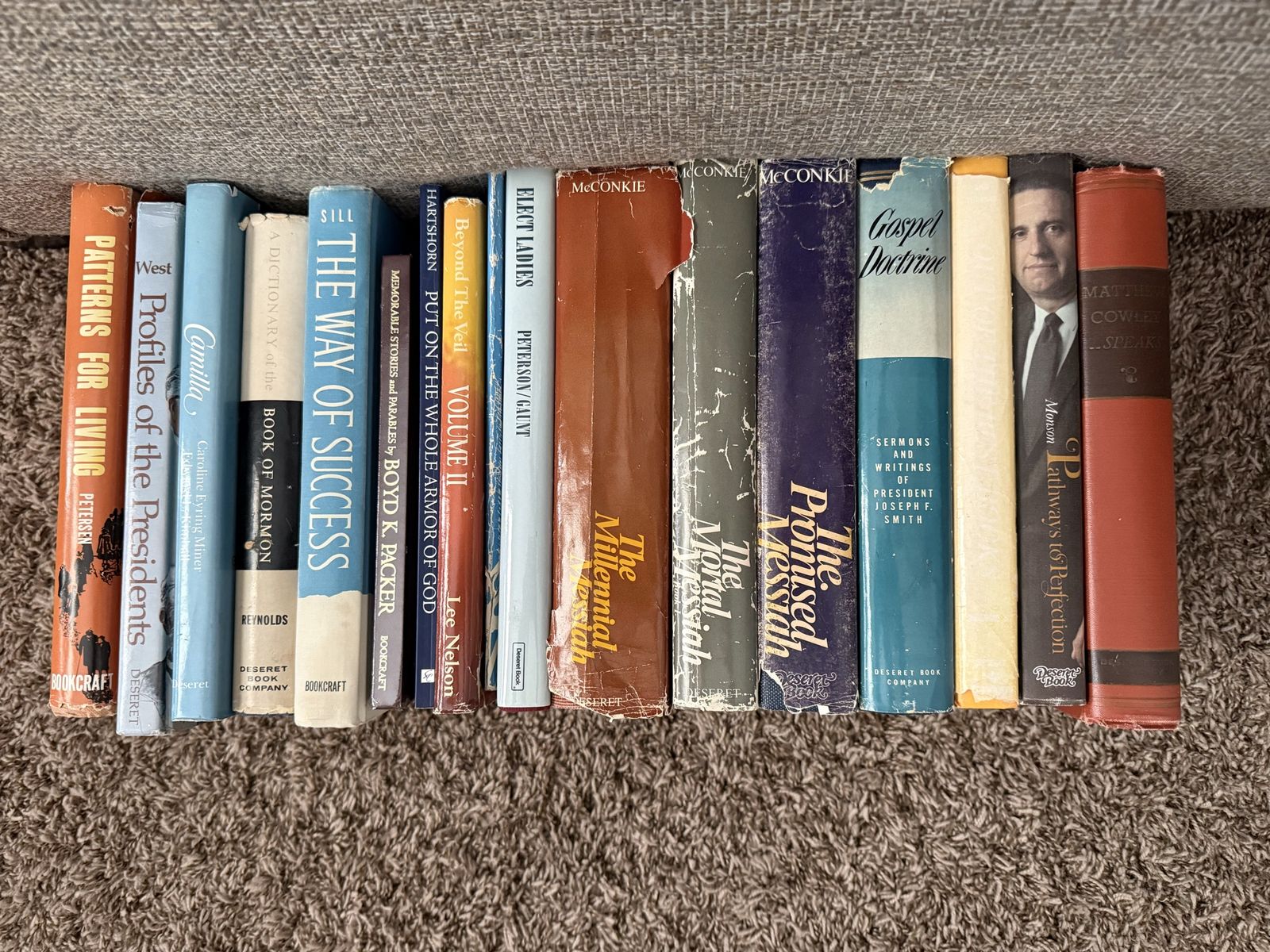 Lot of 70 Vintage LDS Religious Hardcover Books - Various Authors & Titles