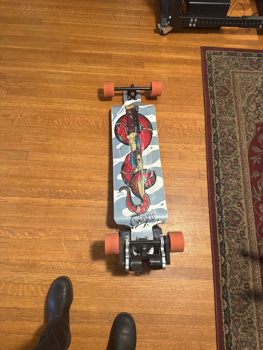 Electric longboard and parts