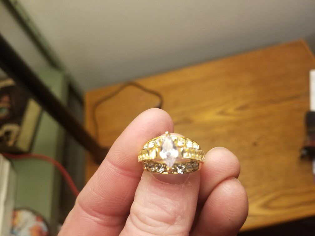 real gold ring size 9