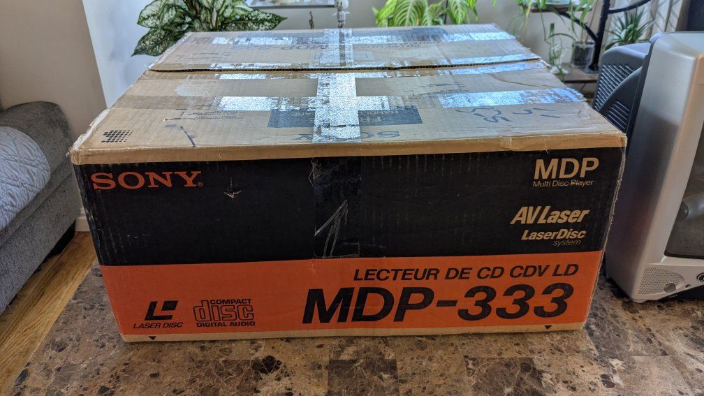 Sony LD player laser disc NEW OLD STOCK. video available laserdisc