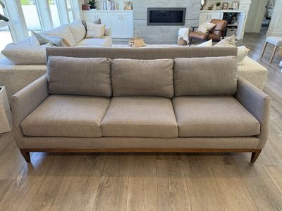 Grey couch fabric