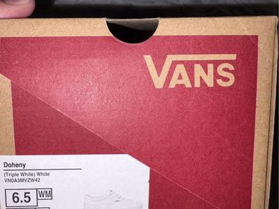 Vans Triple White Women's Sneakers Size 6.5