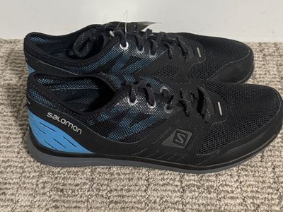 Salomon Cove Shoes Mens Sz 7 Black Mesh Sneakers