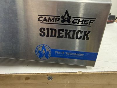 Camp Chef Sidekick Griddle Accessory - Stainless Steel Outdoor Cooking Griddle Fits 14" Accessories