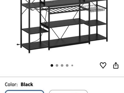 Kitchen Shelf Unit w/ Power Strip