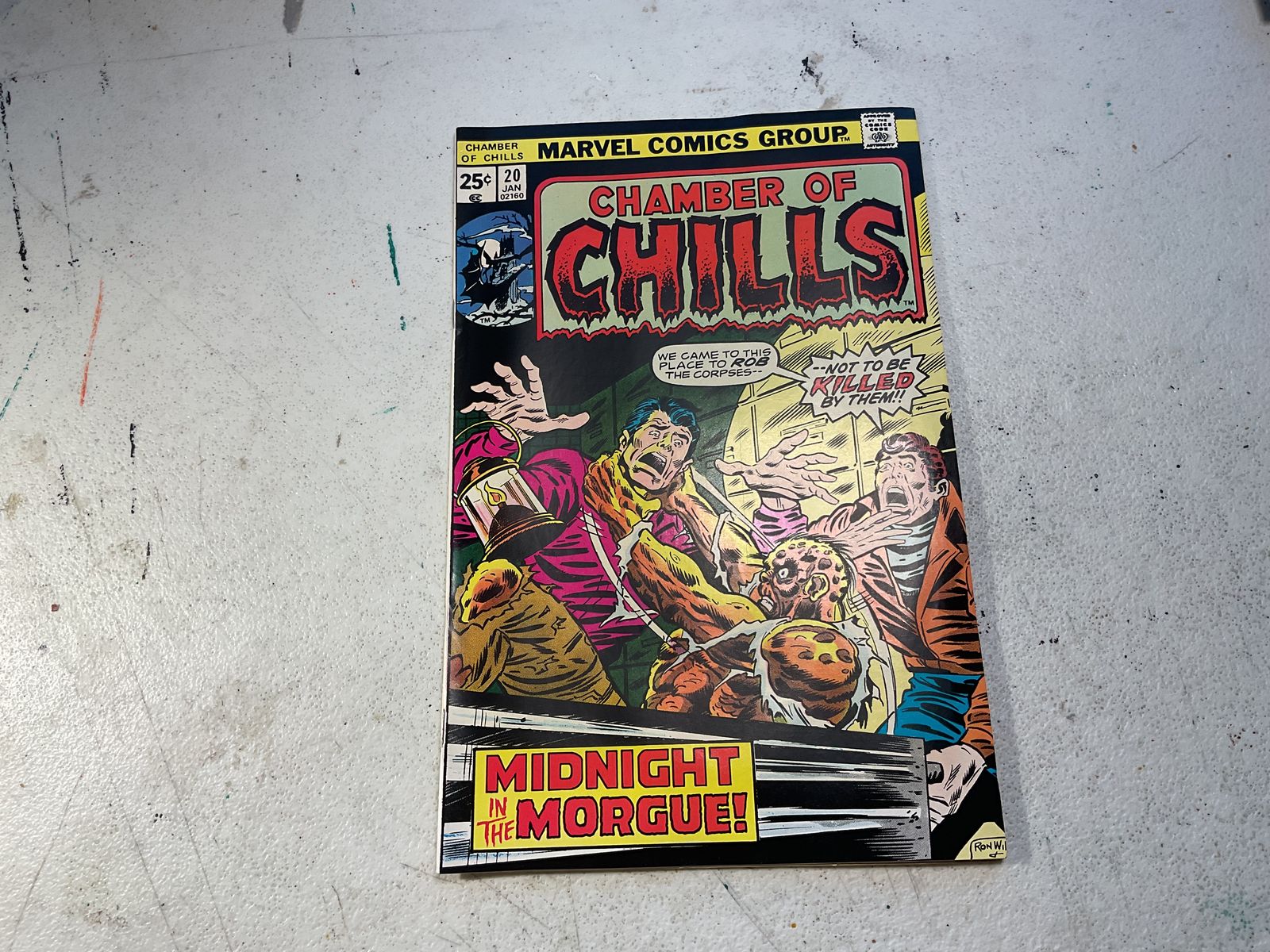 Chamber of Chills #20 (Marvel Comics January 1976) uncirculated.