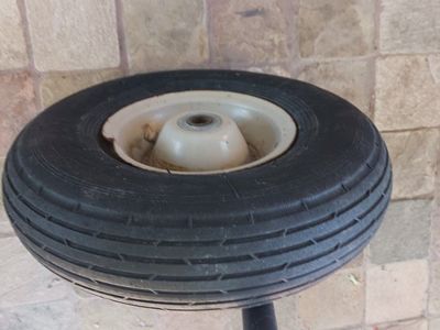 wheelbarrow tire and rim