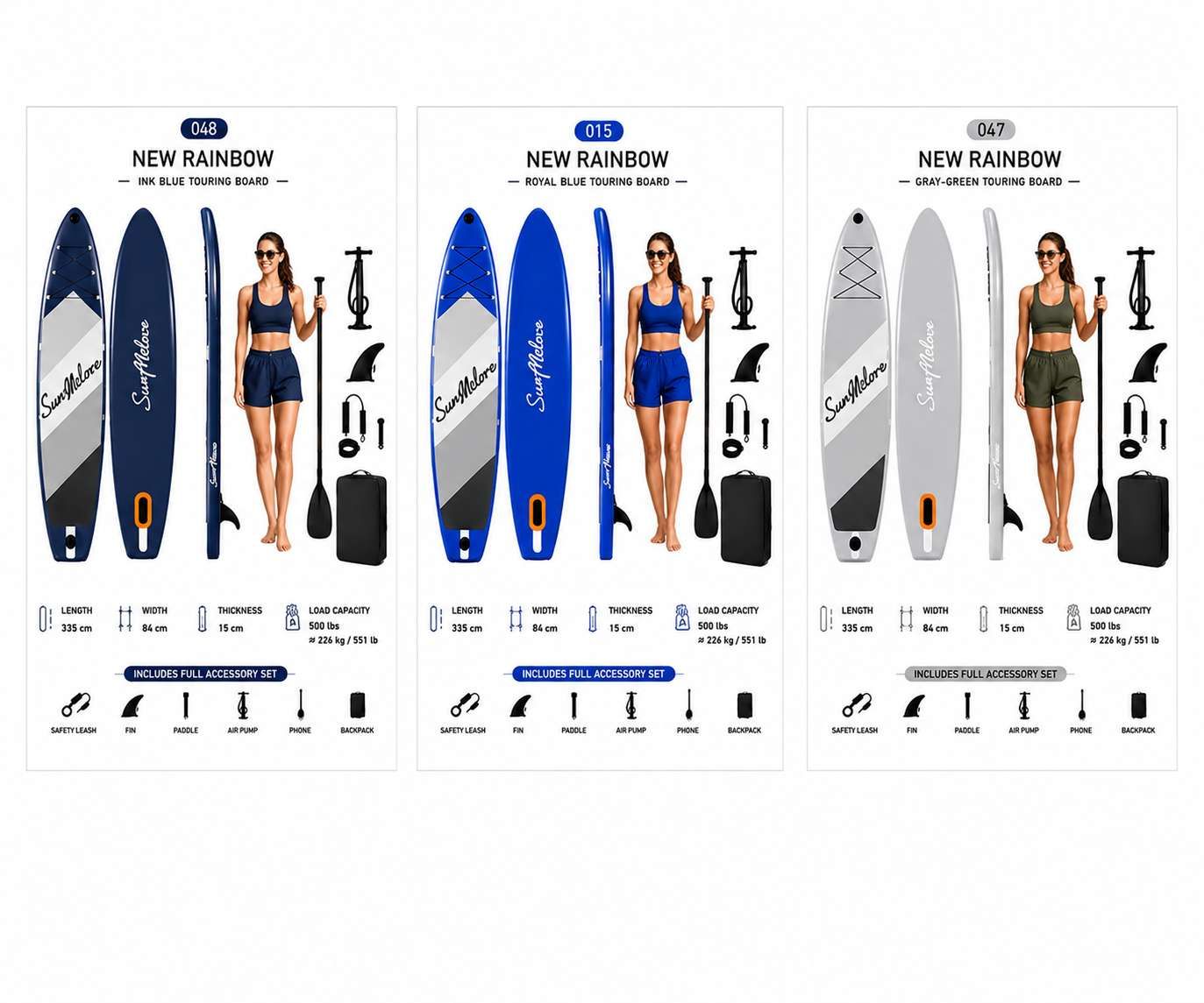 Multiple New in box 11ft paddle board