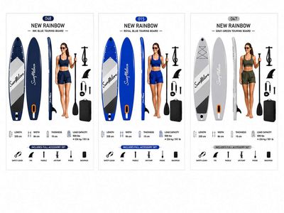 Multiple New in box 11ft paddle board