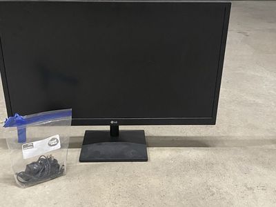 LG 24-inch Class Full HD IPS LED Monitor (27MK430H-B)- Black, Great Condition