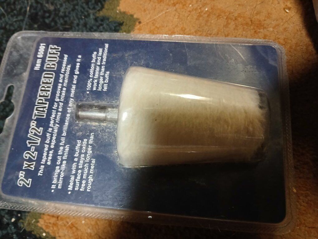 2" x 2.5 tapered buff